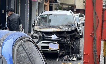  Hàng trăm đinh vít &apos;bẫy&apos; người tham gia giao thông trên đường tránh Quốc lộ 2 