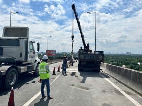 Hoàn tất sửa khe co giãn cầu Long Thành nối TPHCM với Đồng Nai