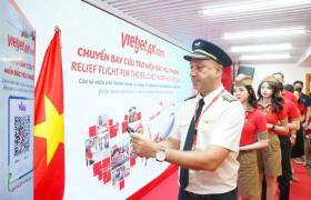  Vietjet chung tay tái thiết cuộc sống sau bão lũ: Gửi trao hy vọng, xây dựng tương lai 