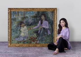 Nữ họa sĩ đương đại duy nhất của Việt Nam tham gia triển lãm quốc tế tại Saatchi Gallery