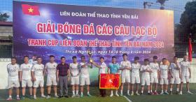 Đội FC 19H (Nghĩa Lộ) vô địch Giải Bóng đá các câu lạc bộ tranh Cúp Liên đoàn Thể thao tỉnh năm 2024  第1张