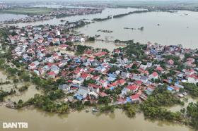 Hà Nội: Nước lũ dâng cao hơn 5m, người dân &quot;sơ tán&quot; đàn lợn lên tầng 3