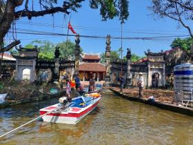 Huyện Chương Mỹ,  thầy và trò duy trì việc dạy, học trong mùa lũ 第4张