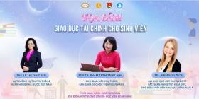 Sinh viên học cách dùng tiền thông thái với chuyên gia tài chính ngân hàng