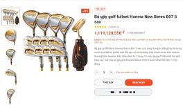 Bộ gậy golf mạ vàng 1,1 tỷ đồng Xuyên Việt Oil tặng cựu chủ tịch ngân hàng