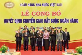  Chính thức chuyển giao bắt buộc 2 ngân hàng 0 đồng 