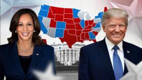 Cập nhật Bầu cử tổng thống Mỹ 2024: Tỷ lệ phiếu đại cử tri: D&#111;nald Trump 230 - 209 Kamala Harris, ông Trump thắng bang chiến trường đầu tiên